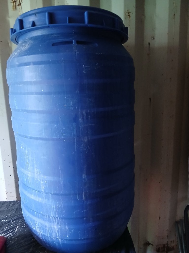 Een regenton, 150 liter of meer, Ophalen, Gebruikt, Kunststof