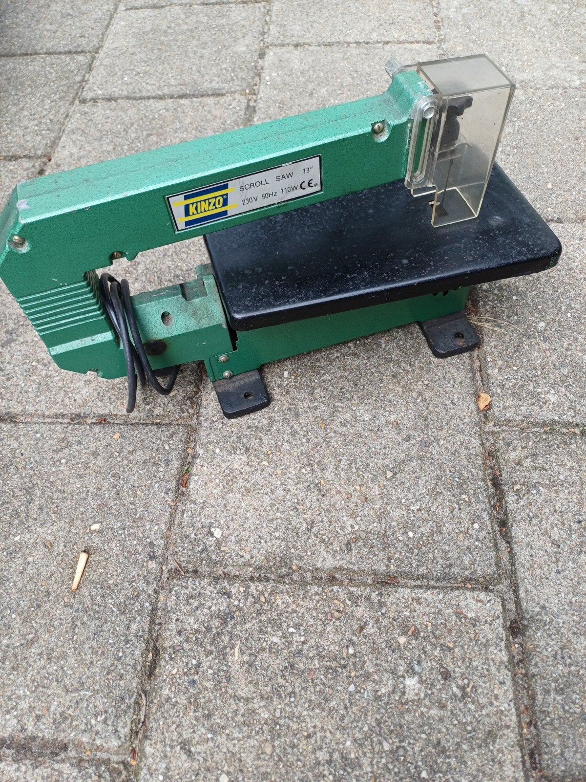 goed werkende elektrische figuurzaag, Ophalen, Gebruikt