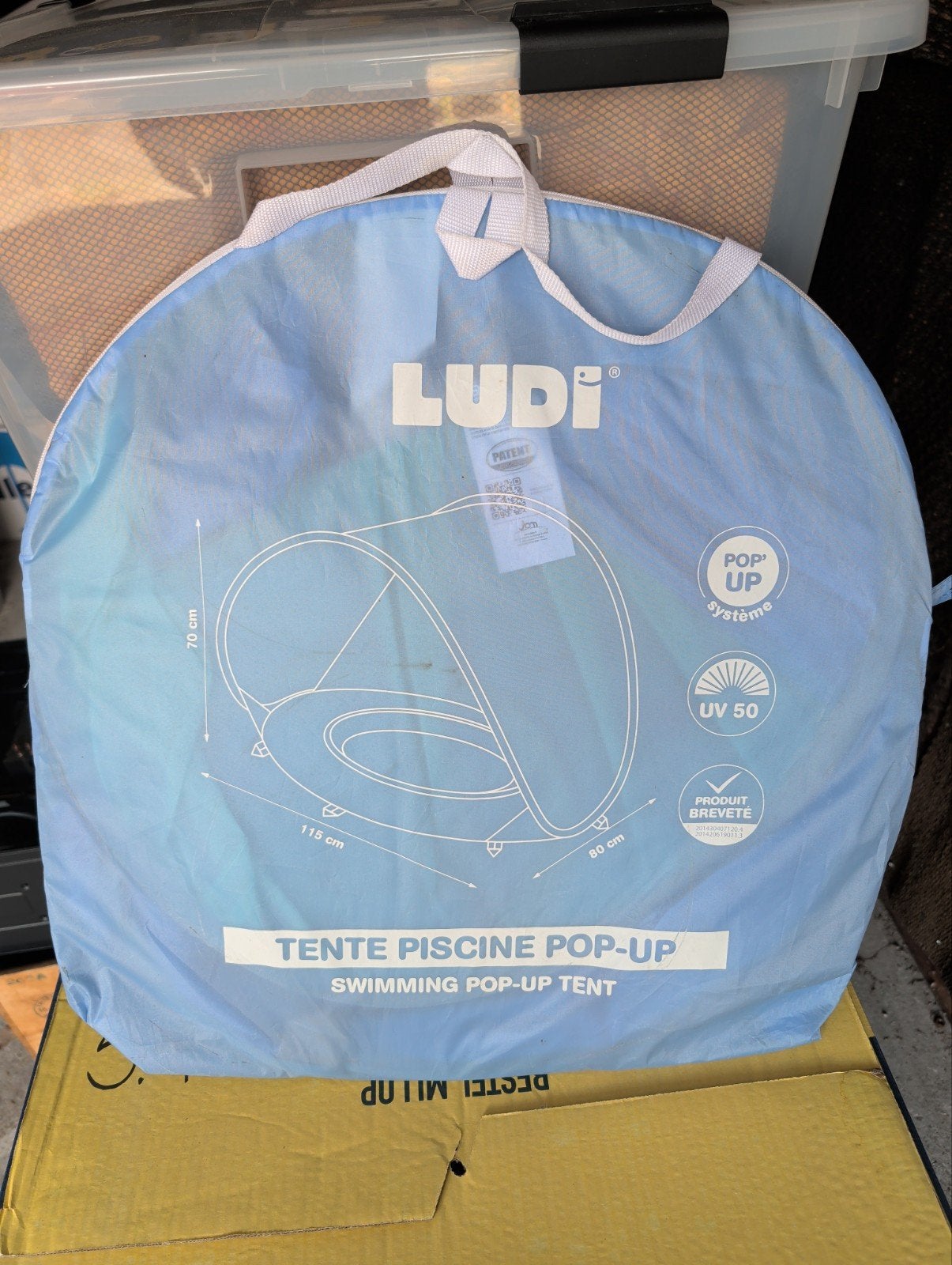 Ludi Pop-Up Zwembadtent UV 50 - Zo goed als nieuw, Ophalen of Verzenden, Zo goed als nieuw