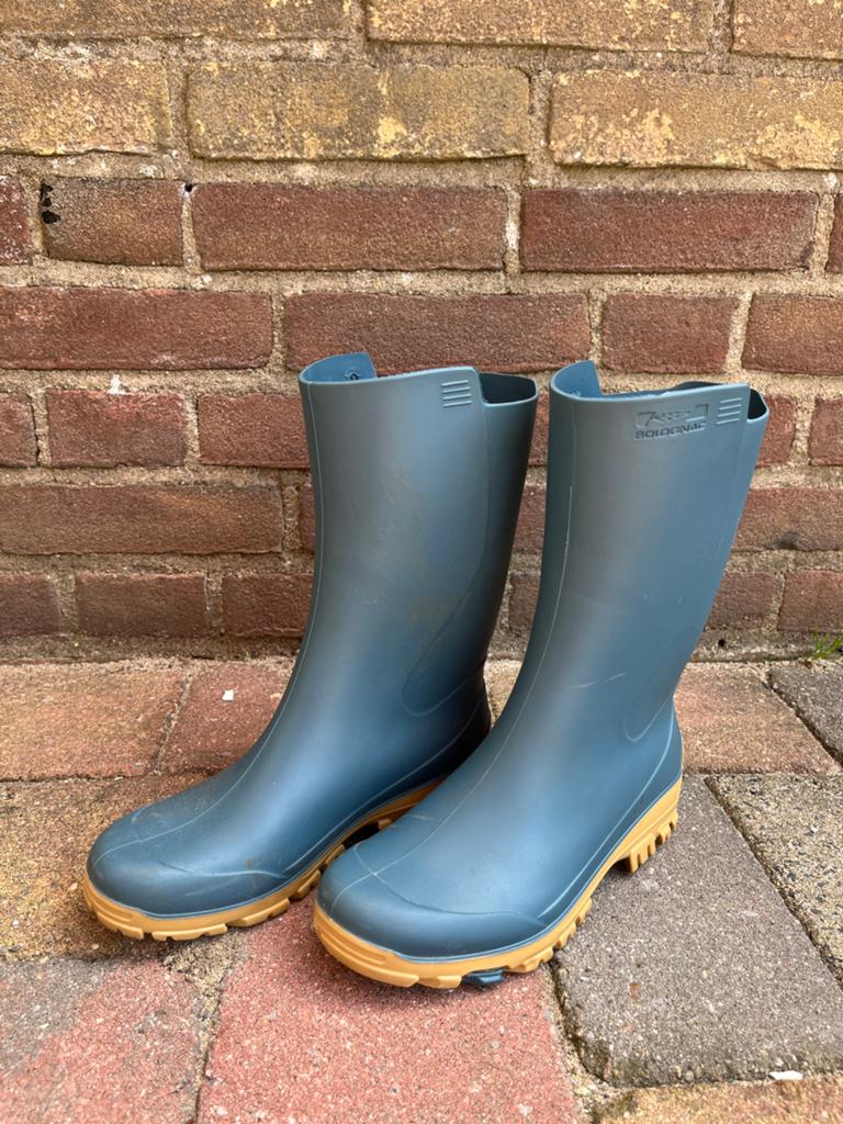 Regenlaarzen maat 33/34 Solognac, Ophalen, Nieuw, Jongen of Meisje, Laarzen