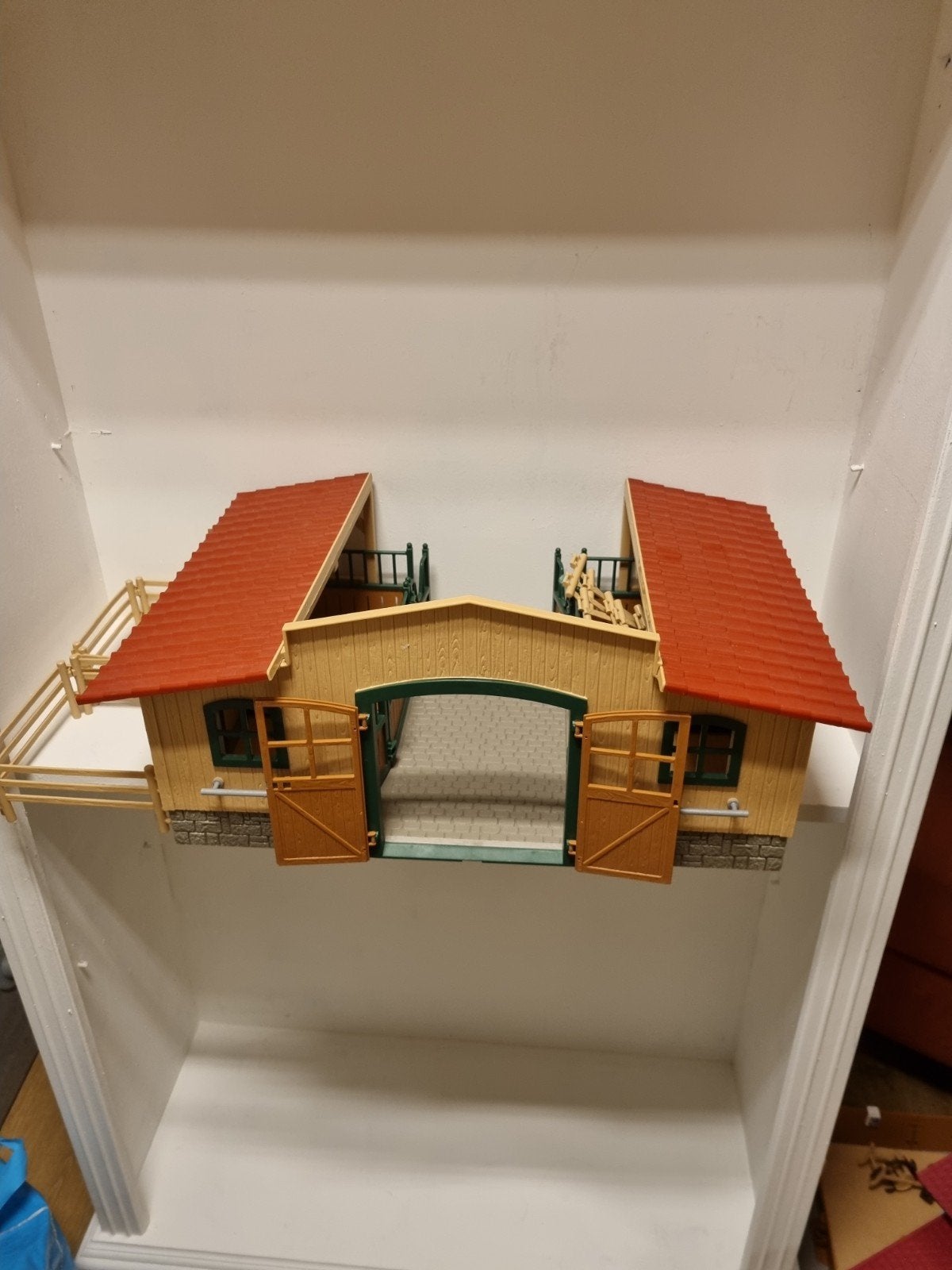 Schleich manege, Ophalen of Verzenden, Zo goed als nieuw, Paard, Beeldje of Figuurtje