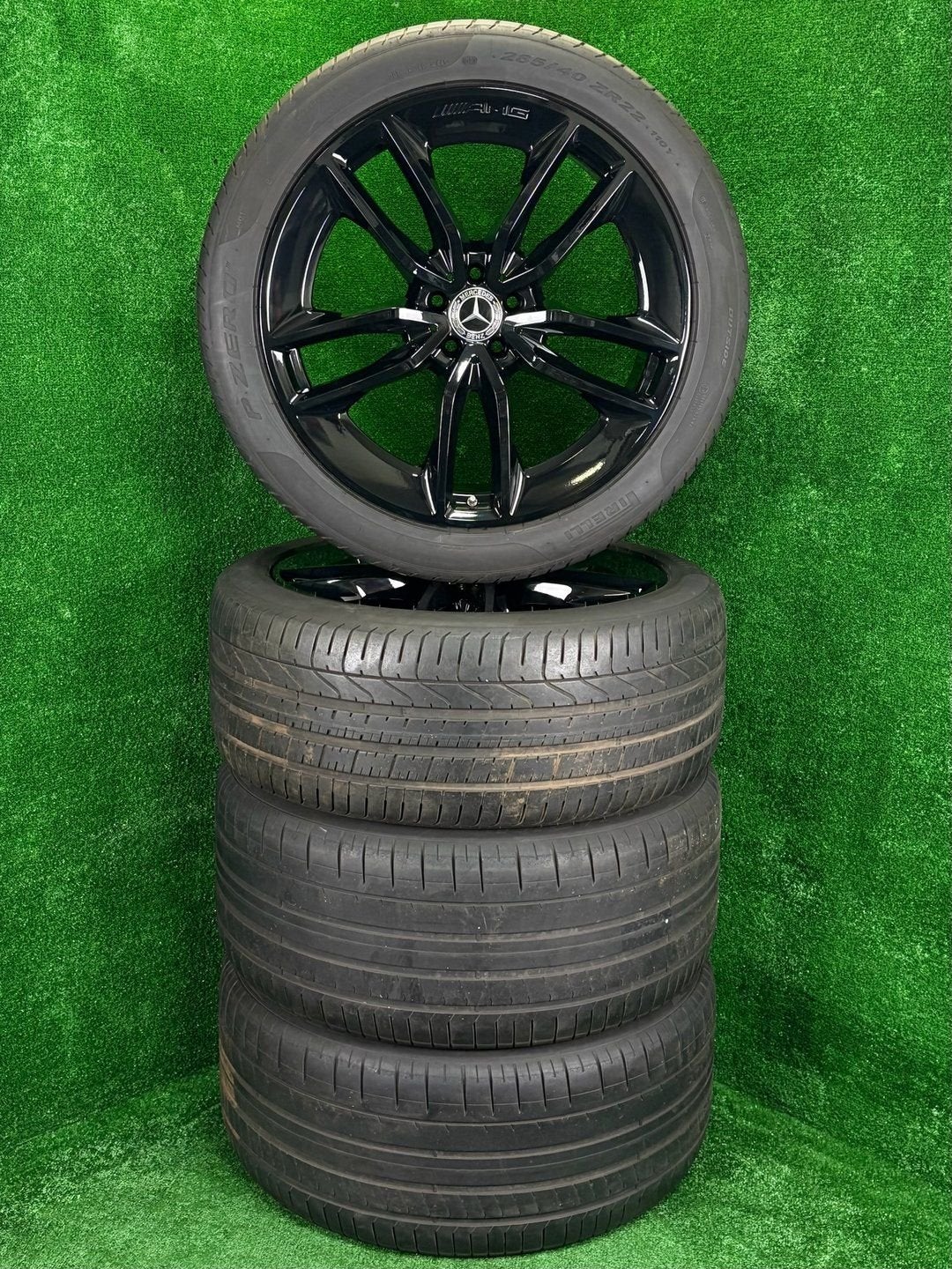 Originele 22 inch Mercedes AMG velgen met banden GLE W167, Gebruikt, -, 285 mm, -