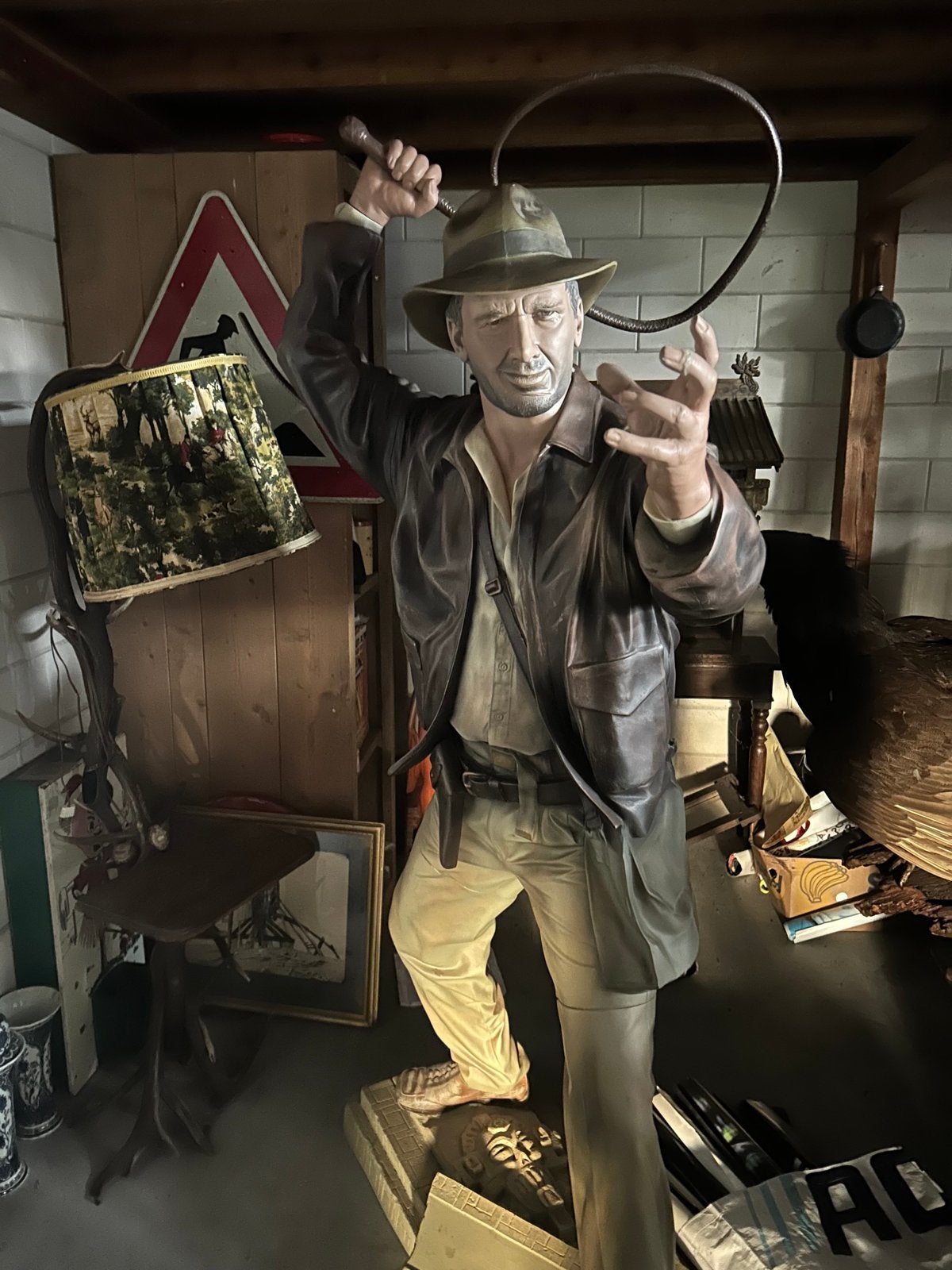 Levensgroot Indiana Jones Beeld - Muckle Mannequins, Ophalen, Kunststof, 1 meter - 2 meter, Beeld
