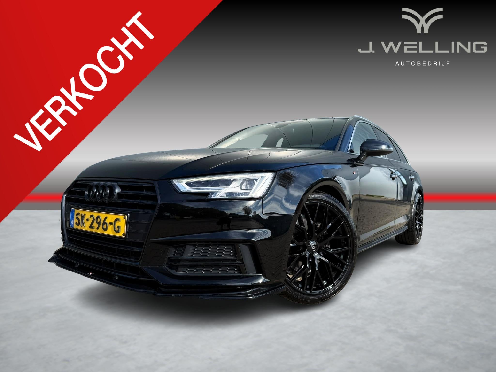 Audi A4 Avant 1.4 TFSI Sport S line edition navi / 19 inch l, Auto's, Gebruikt, 4 cilinders, 150 pk, Zwart