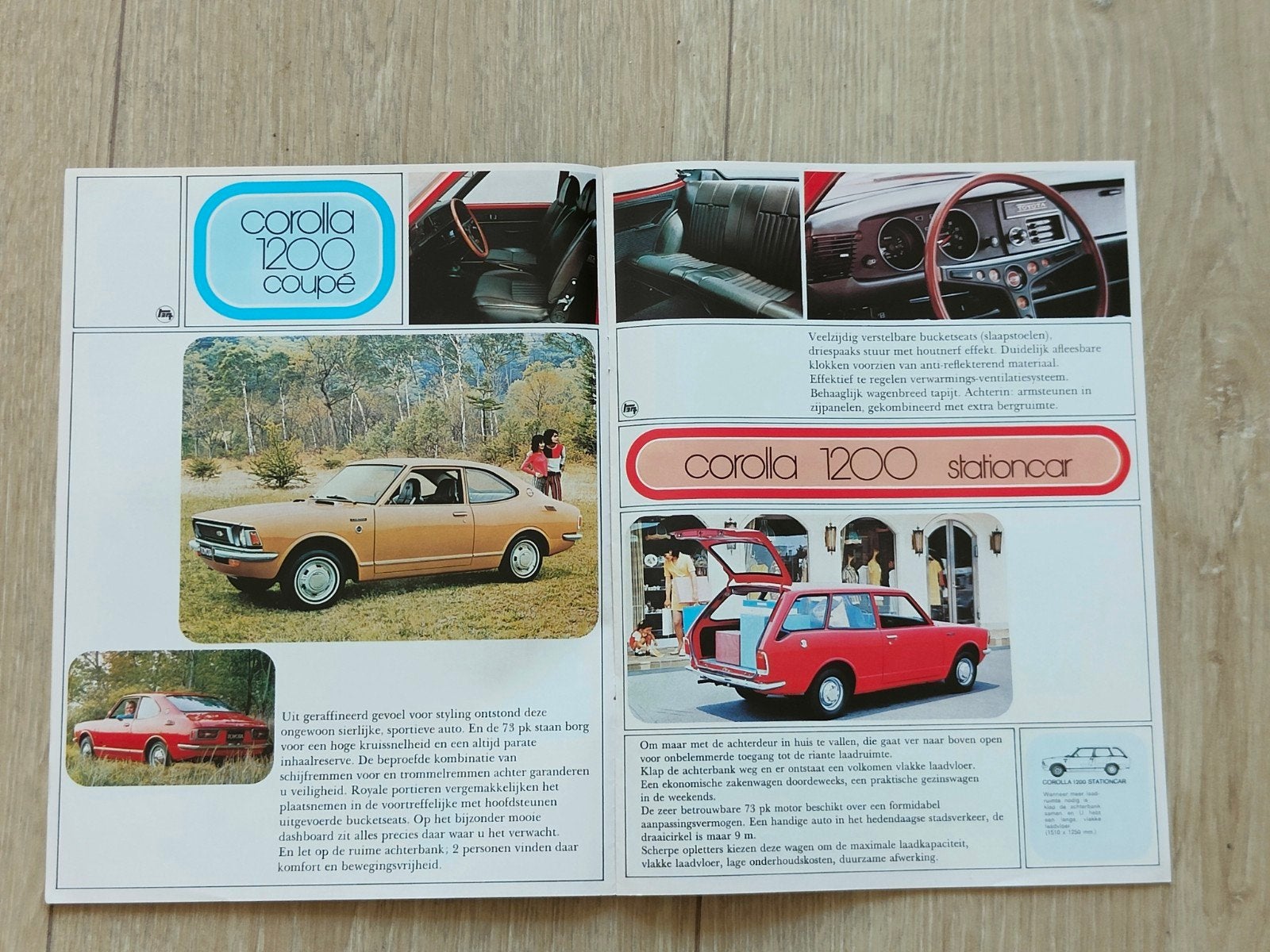 Autofolder Toyota (o.a, Corolla, 1000, 1200, Celica, Ophalen of Verzenden, Zo goed als nieuw, Toyota