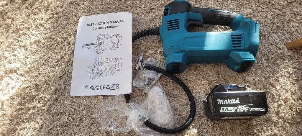 Makita luchtpomp, Minder dan 25 liter, Ophalen of Verzenden, Nieuw, Minder dan 200 liter/min