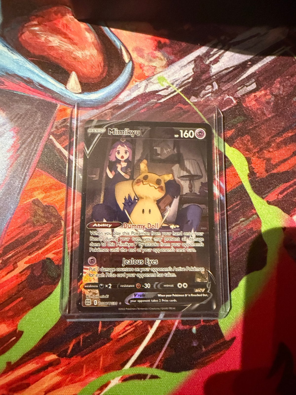 Mimikyu V & VMAX Pokémon kaarten - Zo goed als nieuw, Ophalen of Verzenden, Zo goed als nieuw, Meerdere kaarten