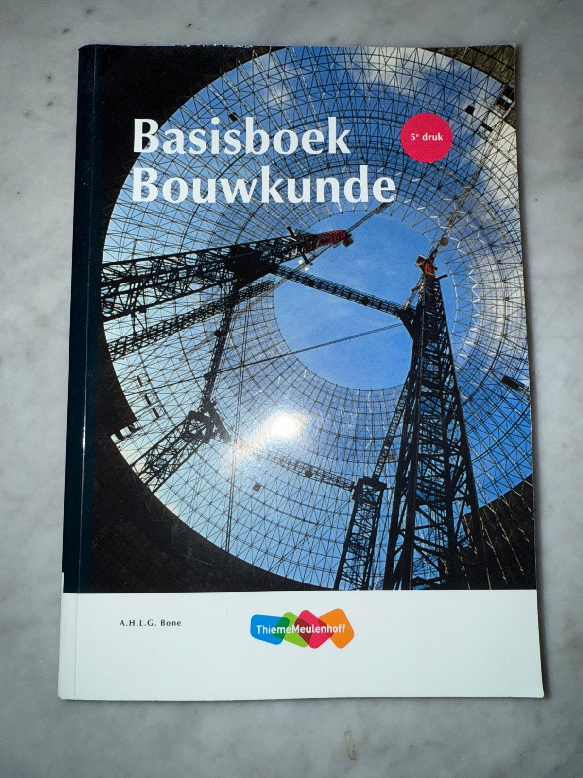 Basisboek Bouwkunde 5e druk - A.H.L.G. Bone, Boeken, Techniek, Nieuw, Bouwkunde, Ophalen of Verzenden