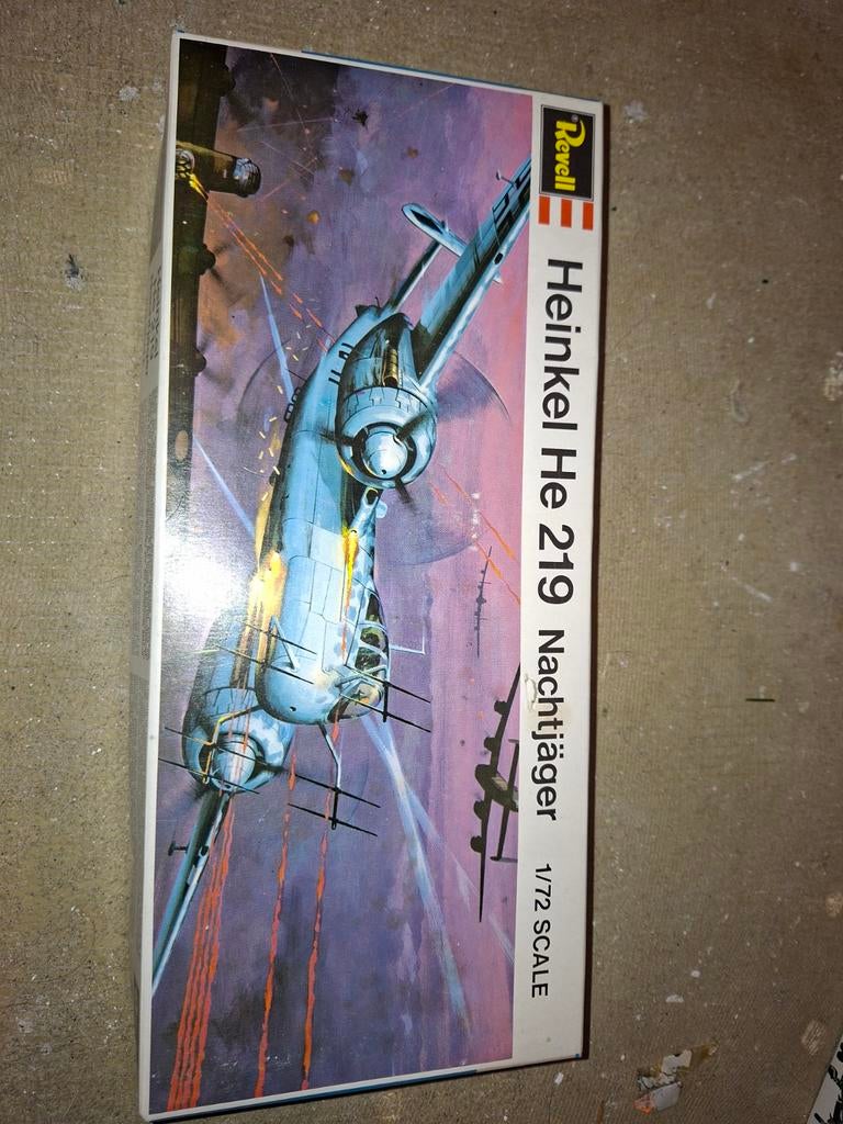 Revell Heinkel He 219 Nachtjäger 1:72 Modelbouw Vliegtuig, 1:72 tot 1:144, Verzenden, Revell, Nieuw