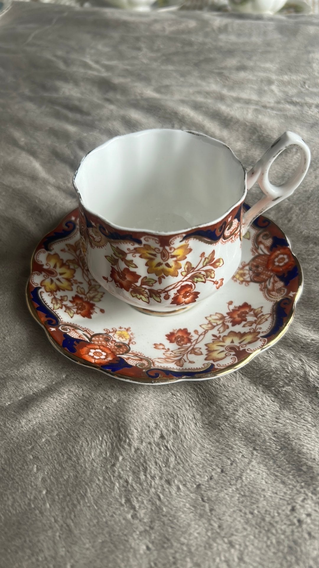 Royal Princesse Gold Bone China Kop en Schotel, Ophalen of Verzenden