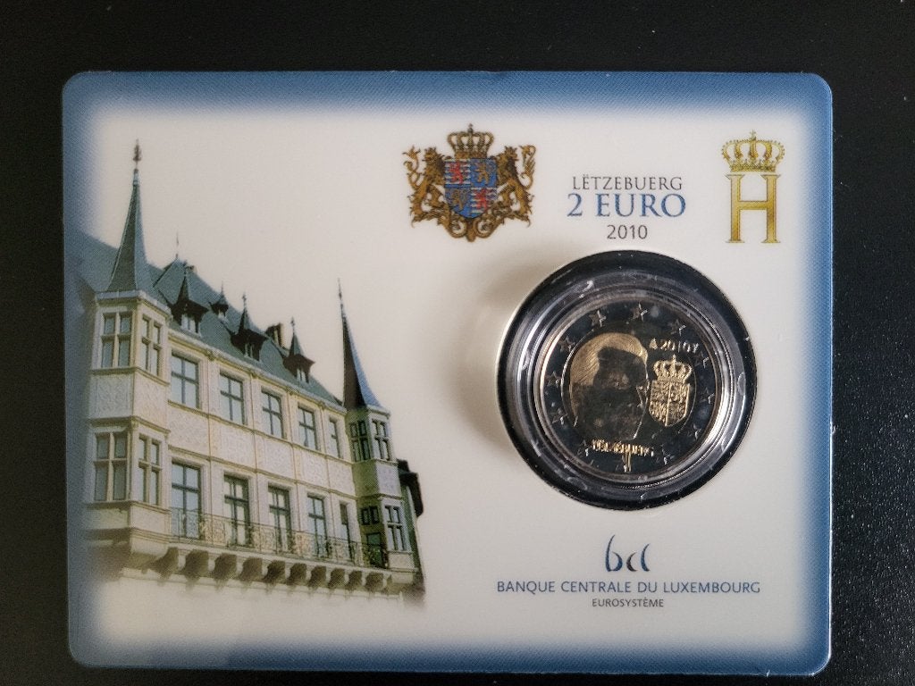 BU 2 euro herdenkingsmunt Luxemburg 2010 'Henri', Postzegels en Munten, Munten | Europa | Euromunten, Ophalen of Verzenden, Luxemburg