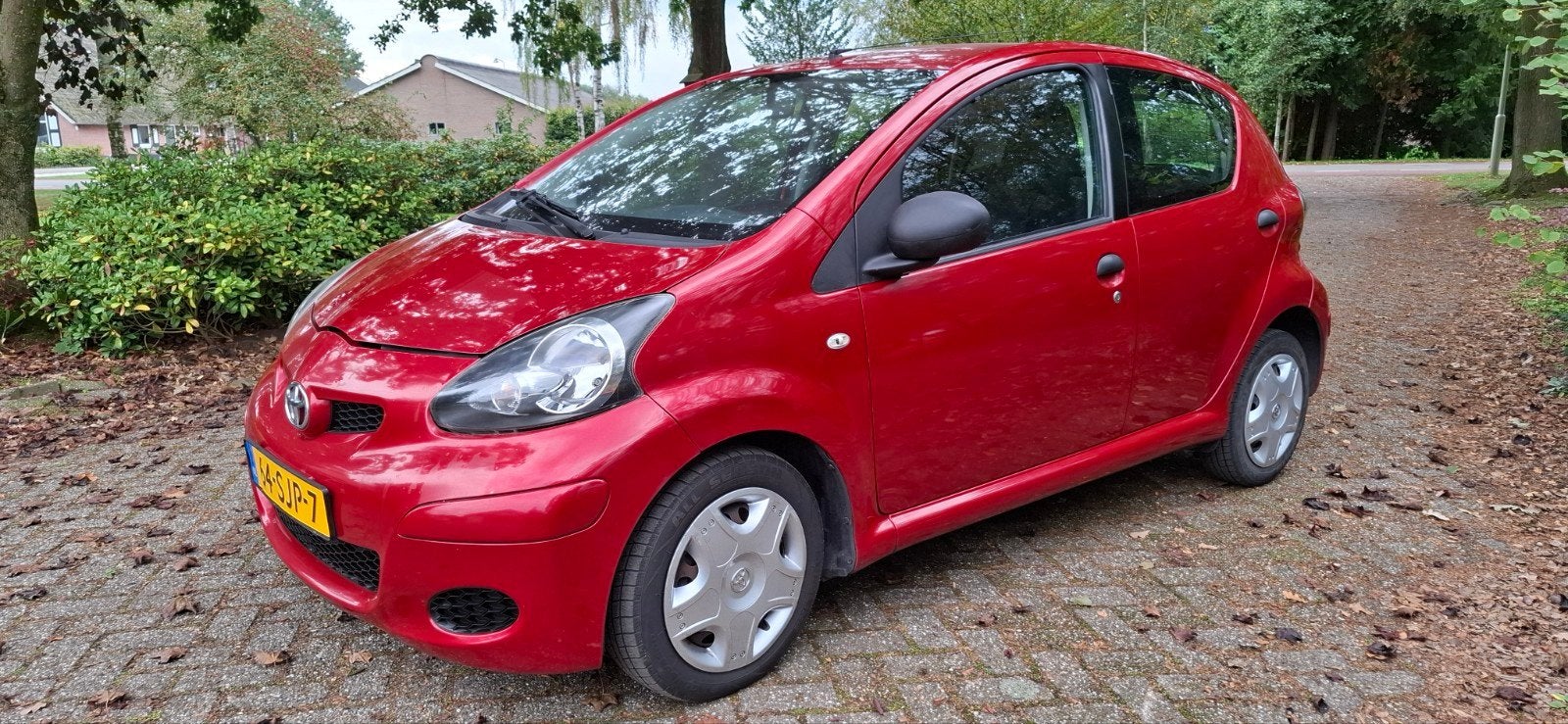 Toyota Aygo 1.0 12V 5DRS 2011 AIRCO. Electrische ramen, Auto's, Voorwielaandrijving, 4 stoelen, 68 pk, Origineel Nederlands
