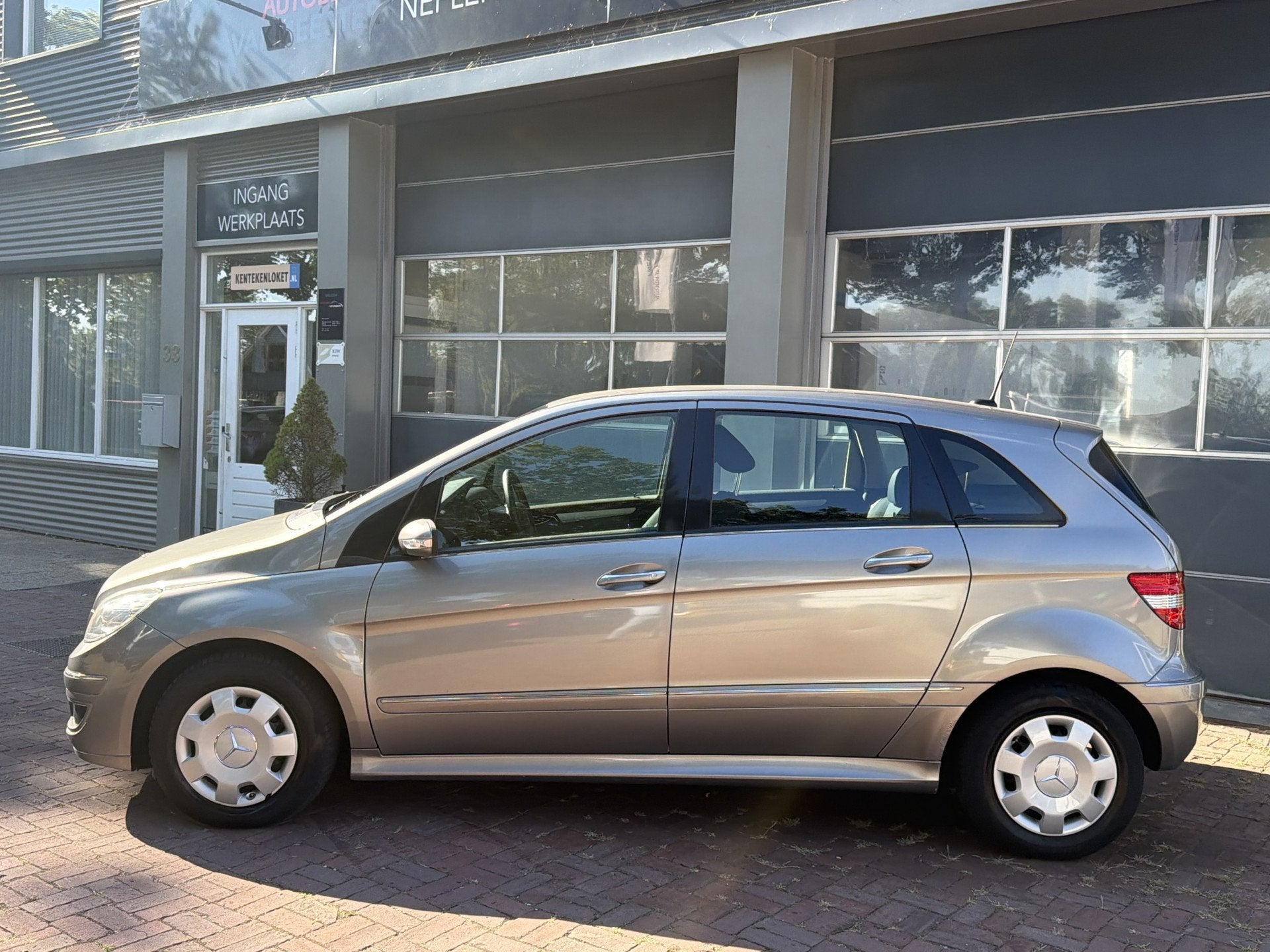 Mercedes-Benz B-Klasse 170 AircoBj 2007 Airco,Cruise,Cv,Stoe, Auto's, Voorwielaandrijving, Dealer onderhouden, Gebruikt, Zwart