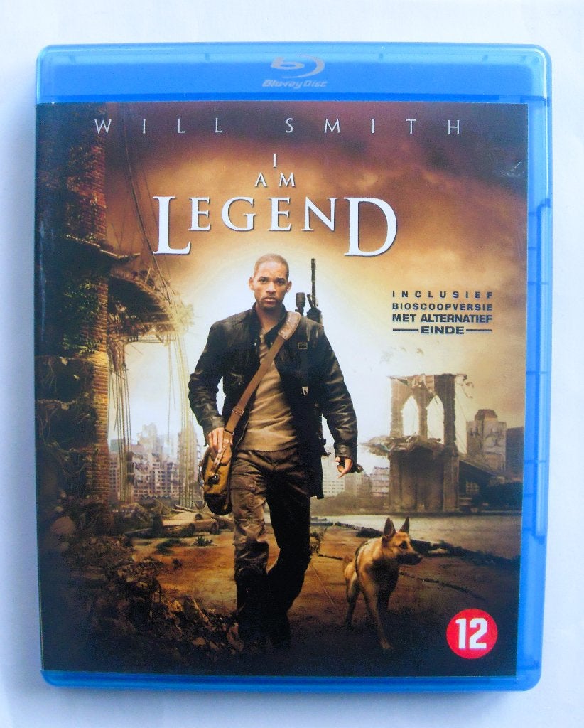 I am legend (originele blu-ray) Will Smith, Spaans, Actie, Ophalen of Verzenden, Zo goed als nieuw
