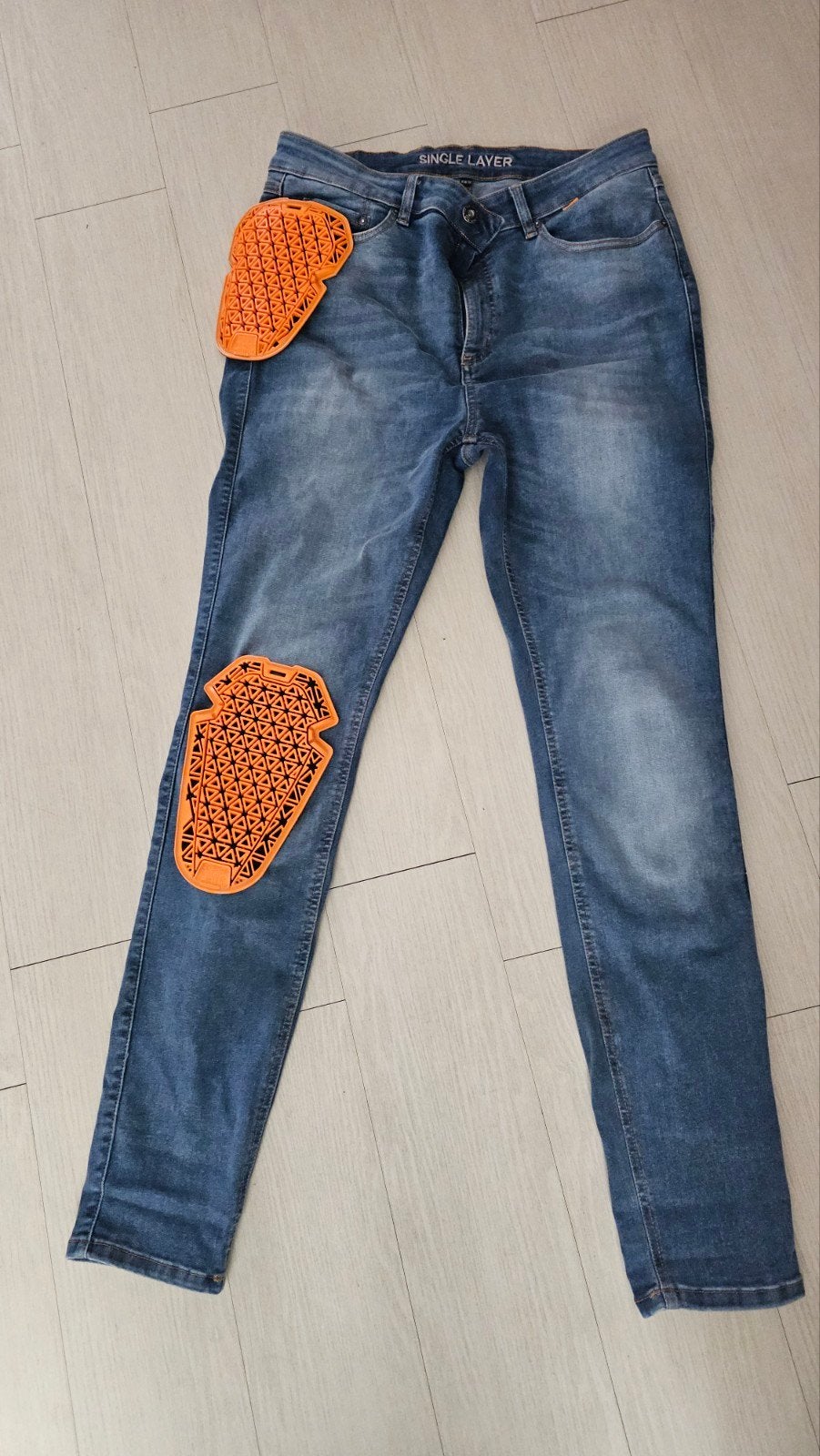 Dames Richa Second Skin Motorjeans - Comfort en Bescherming, Motoren, Heren, Ophalen of Verzenden, Broek | textiel, Richa