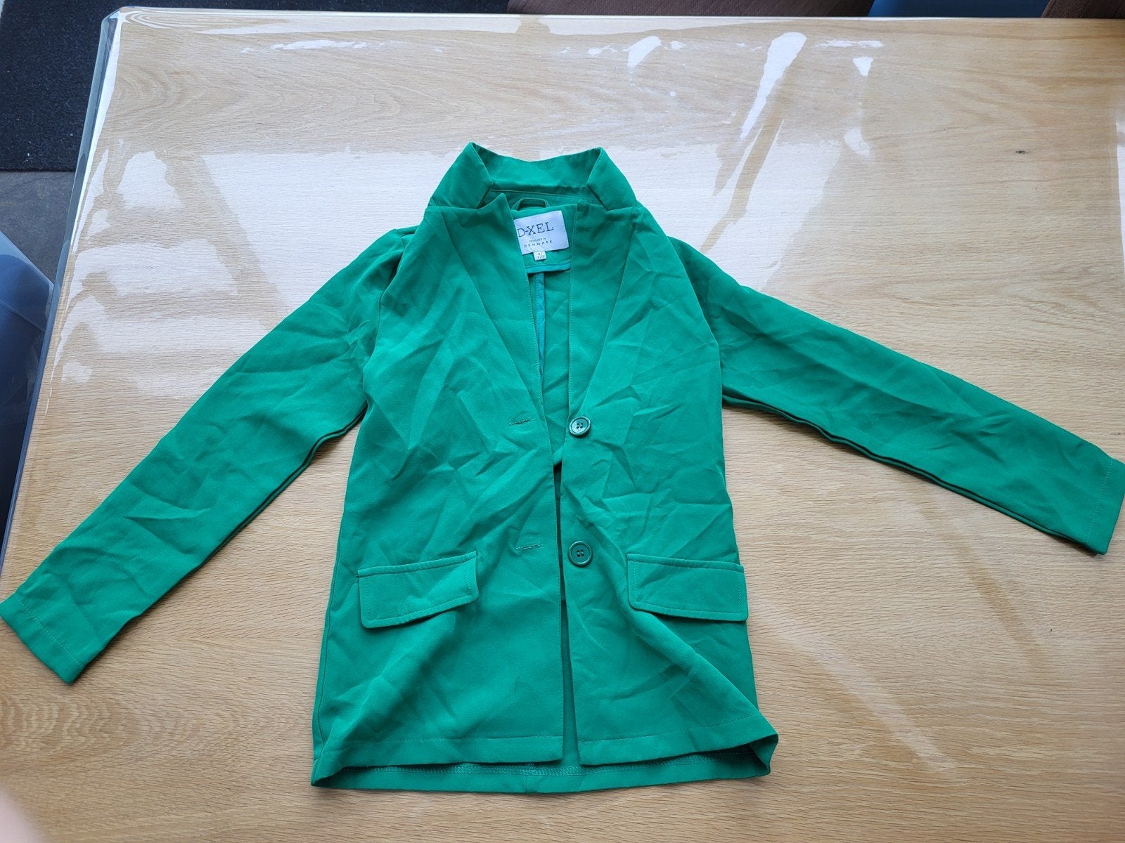 D-XEL Groene Blazer voor Meisjes - Maat 128, D-XEL, Meisje, Nieuw, Ophalen of Verzenden