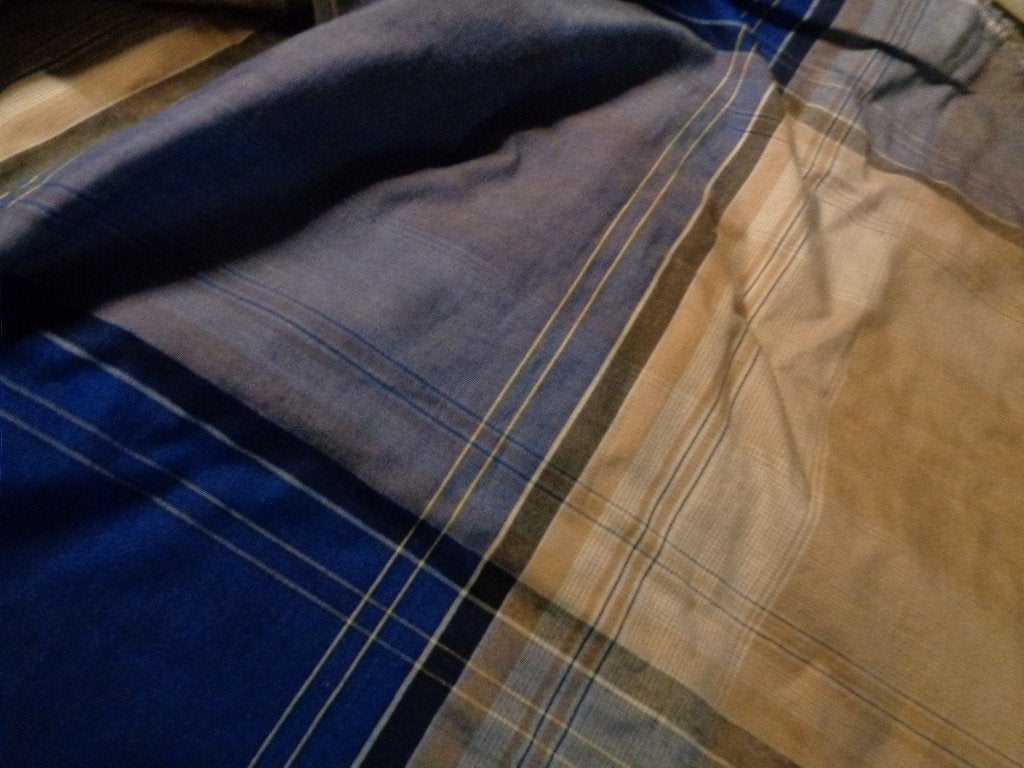 geruit katoen, Bruin, Nieuw, Ophalen of Verzenden, 30 tot 120 cm