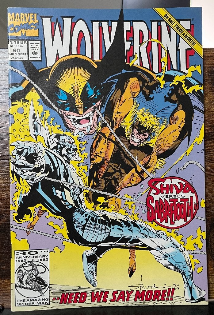 Wolverine (1988) #60 (Marvel Comics), Amerika, Ophalen of Verzenden, Larry Hama, Gelezen