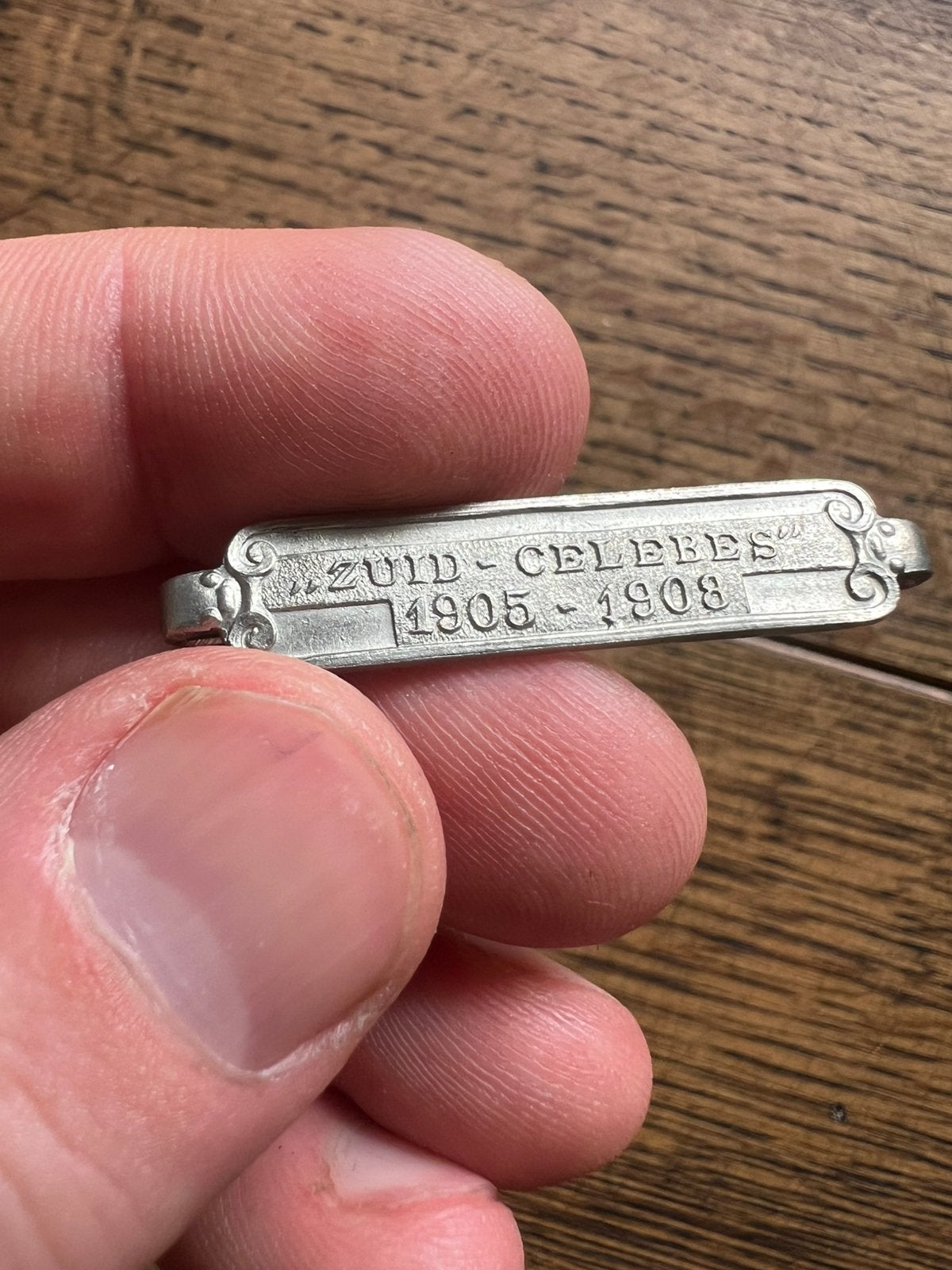 Nederlandse knil gesp expeditiekruis Zuid Celebes 1905 kvbk, Verzenden, Nederland, Embleem of Badge
