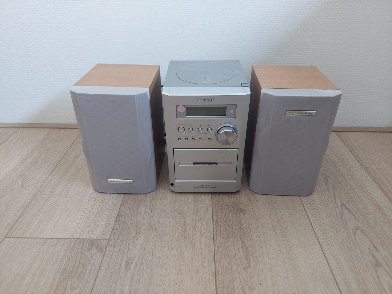 Sharp XL-35 Micro Component System met Cassettedeck en CD, Audio, Tv en Foto, Stereo-sets, Ophalen, Gebruikt, Tuner of Radio, Microset