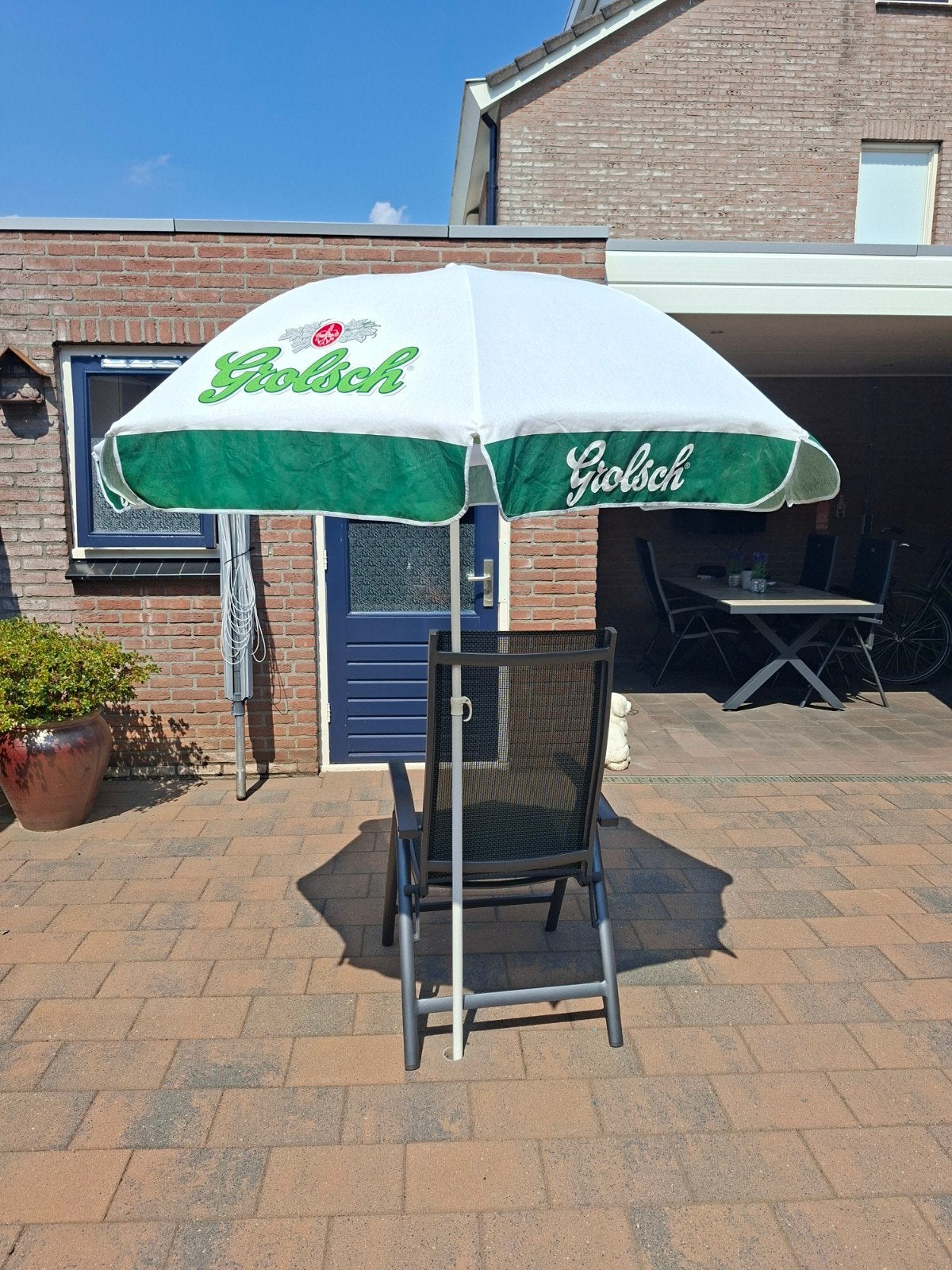 Grolsch parasol, Ophalen, 1 tot 2 meter