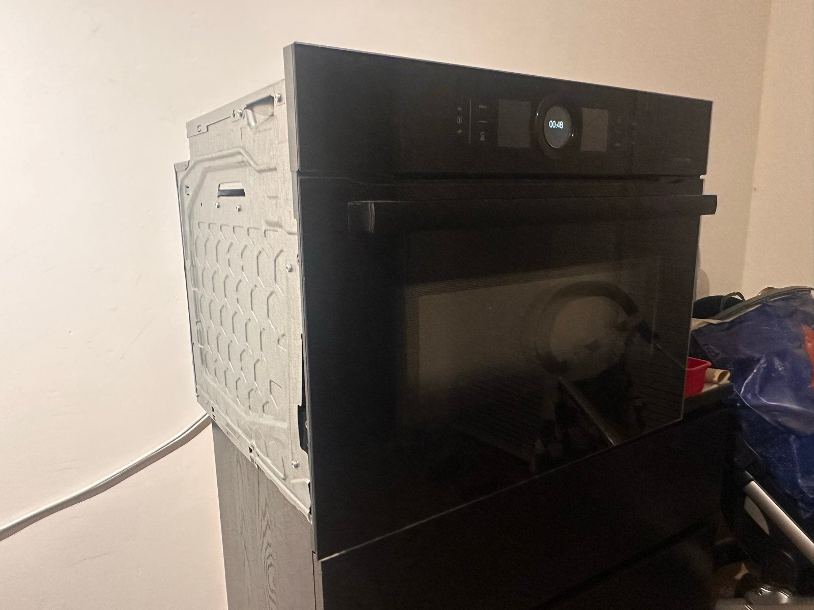 Bosch Serie 8 Combi-oven met Magnetronfunctie - Zo goed als, Ophalen, 45 tot 50 cm, Bosch, Inbouw