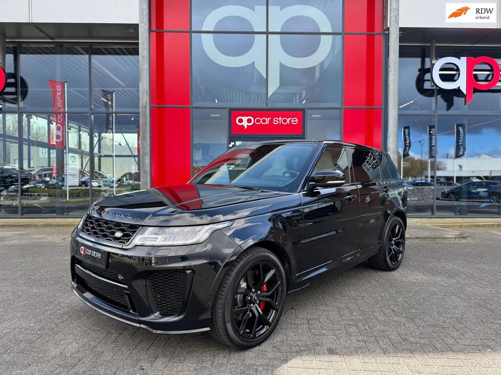 Land Rover Range Rover Sport P575 SVR Full | Panorama | Carb, Automaat, Zwart, Leder, Bedrijf