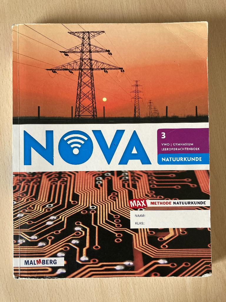 VWO Gymnasium 3 - NOVA Natuurkunde Leeropdrachtenboek, Boeken, Schoolboeken, Gelezen, VWO, Natuurkunde, Malmberg