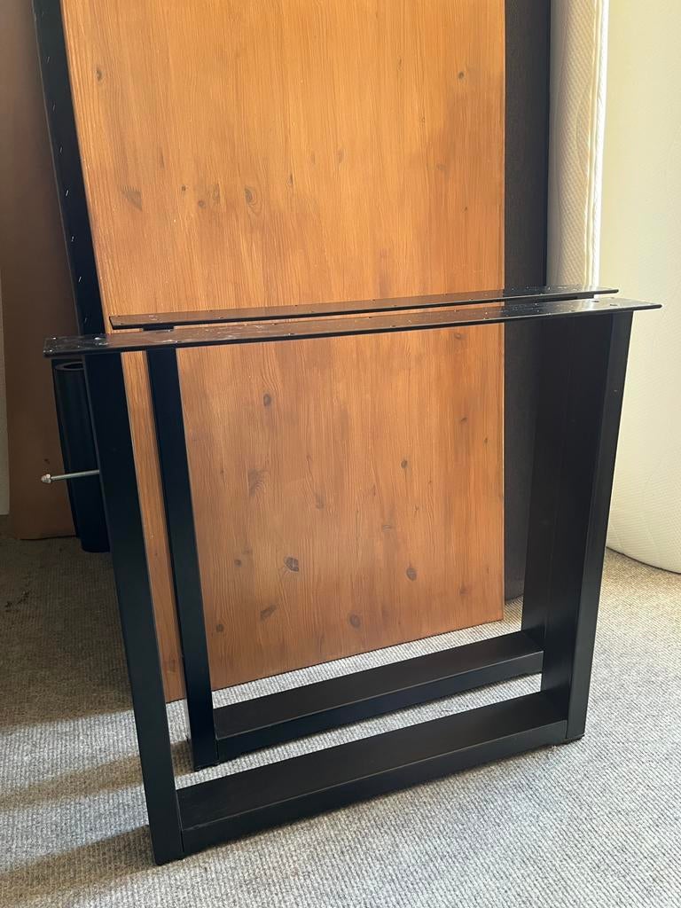 WOOOD tafelpoten Tablo Maastricht U-poot zwart metaal, Ophalen, Tafelpoot, 50 tot 100 cm, Vierkant