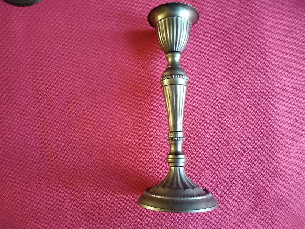Antieke Bronzen Koperen Kandelaar, Antiek en Kunst, Antiek | Koper en Brons, Ophalen