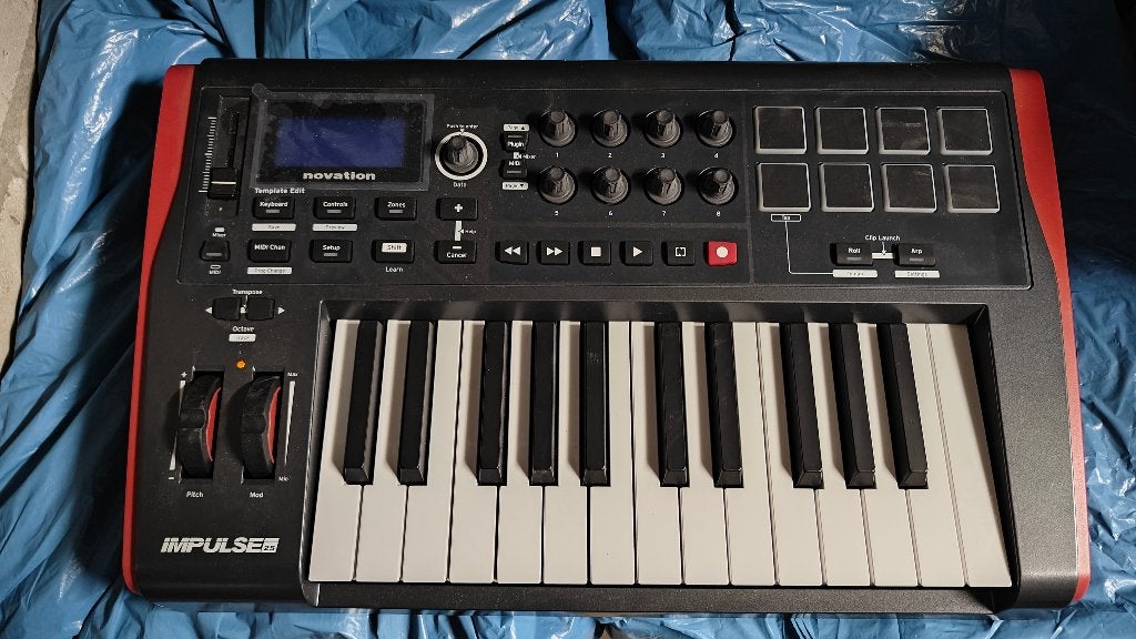 Novation Impulse 25 MIDI toetsenbord, Overige aantallen, Zo goed als nieuw, Midi-aansluiting, Ophalen