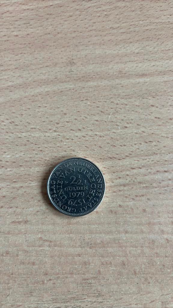 Unie van Utrecht 1979, Postzegels en Munten, Munten | Nederland, Verzenden, Koningin Juliana, 2½ gulden