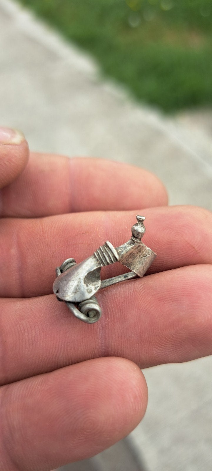 (3) Romeins zilveren fibula, Bodemvondst, Ophalen of Verzenden