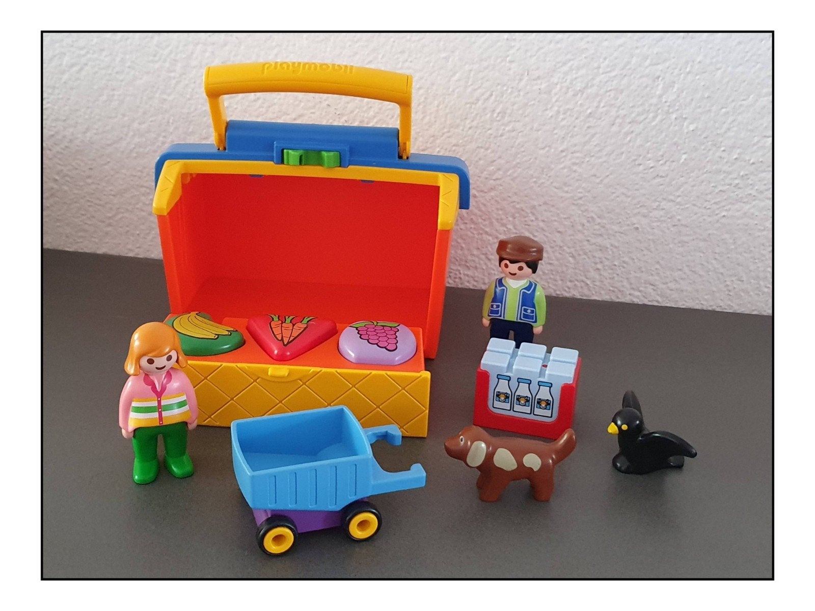Playmobil 123 Marktkraam, Ophalen of Verzenden, Zo goed als nieuw