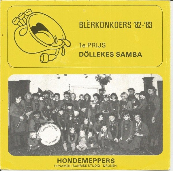 Single Carnaval (1982) Hondemeppers - Dölekes Samba, Gebruikt, 7 inch, 1980 - 1989, Ophalen of Verzenden