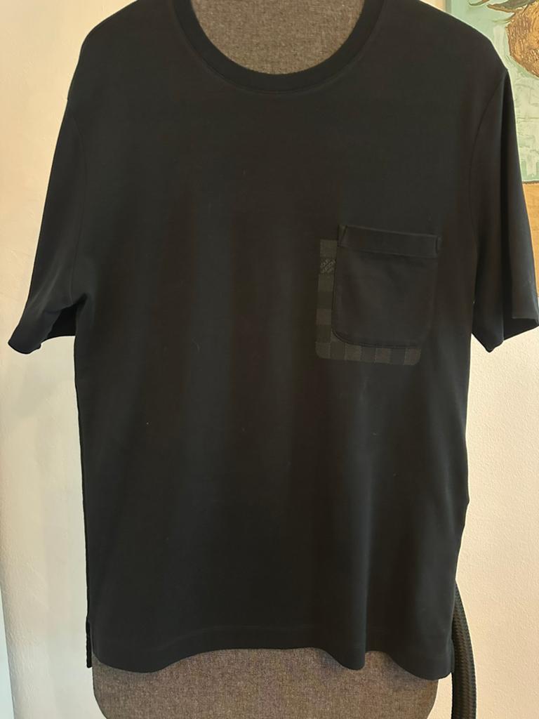 Louis vuitton damier tshirt, Ophalen of Verzenden, Gedragen, Maat 46 (S) of kleiner, Zwart