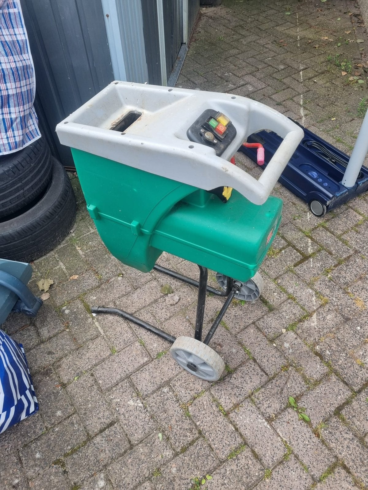 Topcraft hout versnipper, Tuin en Terras, Hakselaars, Ophalen of Verzenden, Zo goed als nieuw, Elektrisch, Met opvangbak