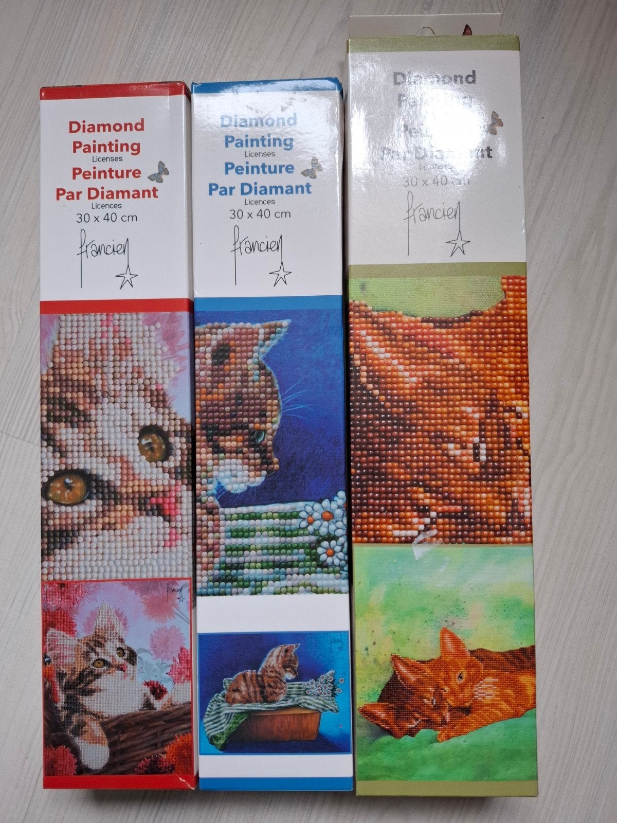 diamond painting katten van Francien nieuw, Ophalen of Verzenden, Nieuw, Diamond painting