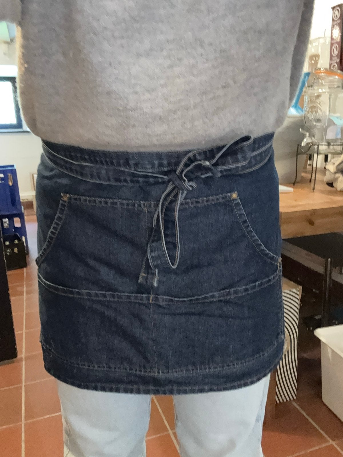 5 denim schorten voor horeca en hosting, Ophalen, Zo goed als nieuw