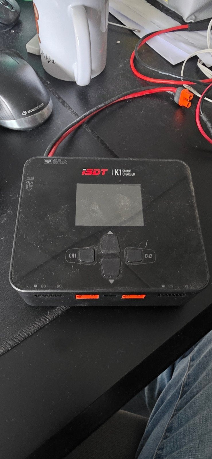 ISDT K1 Smart Charger - Dubbele Lader voor RC Accu's, Ophalen, Gebruikt