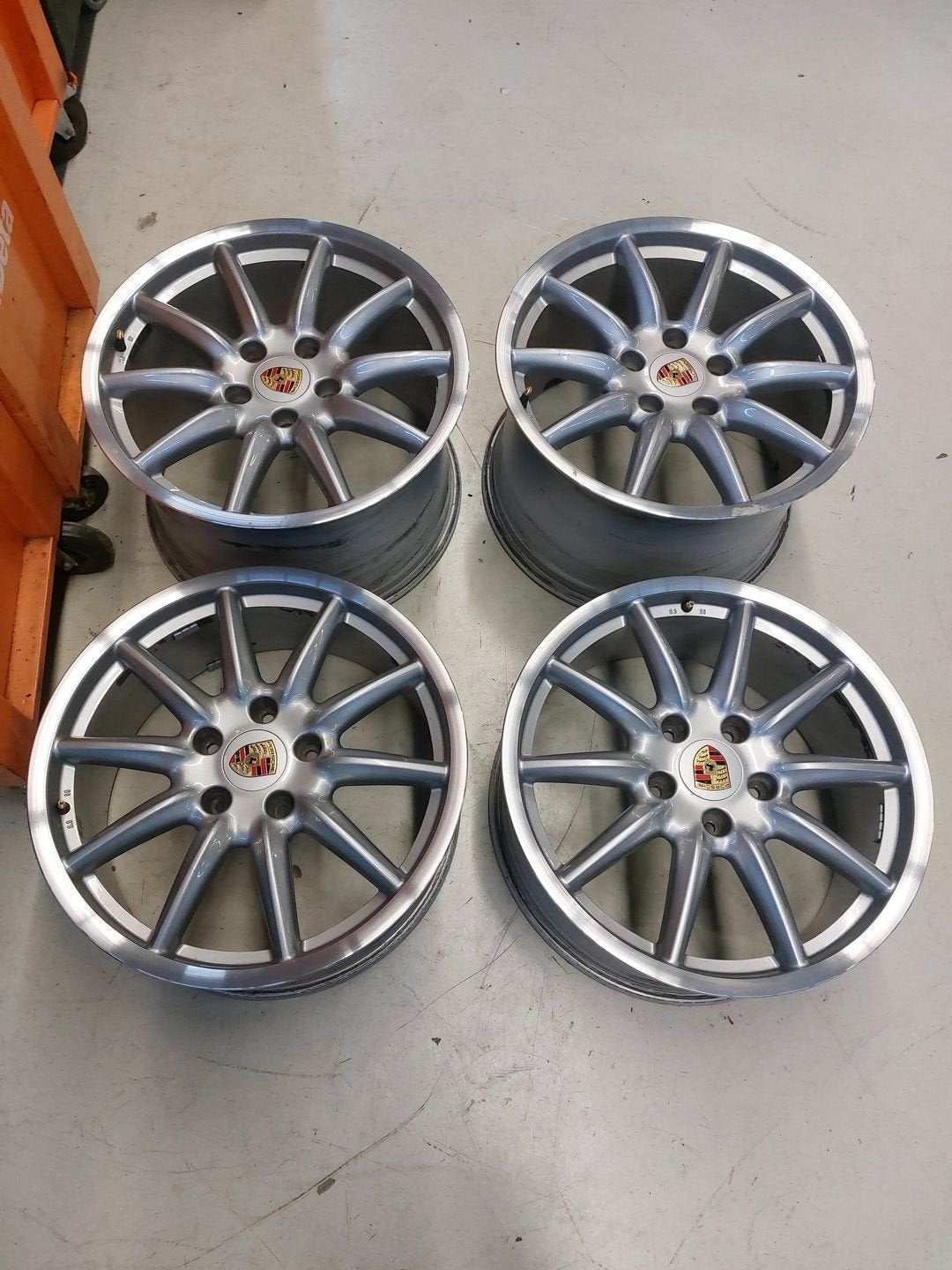 Porsche 997 Carrera en Carrera S Classic velg set 19 inch, Auto-onderdelen, Gebruikt, Velg(en), -, -