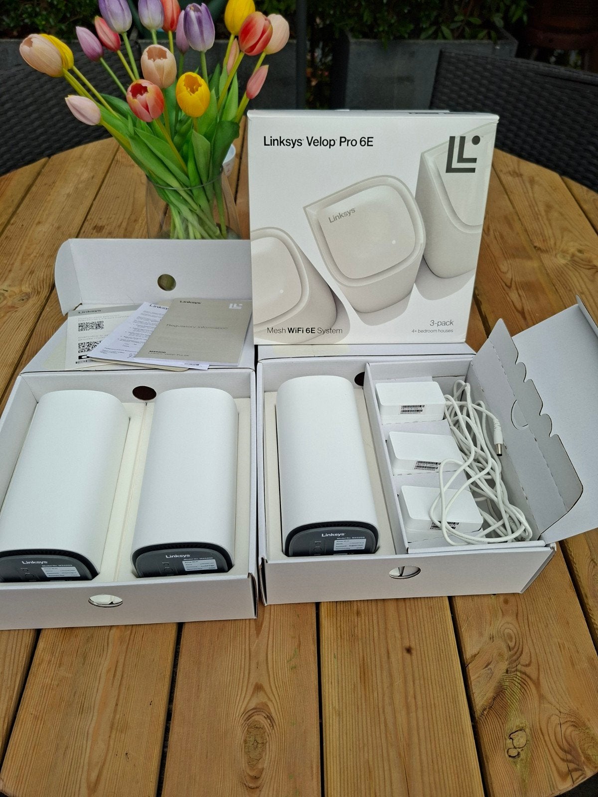 Linksys Velop Pro 6E Mesh WiFi Systeem (3-pack), Ophalen of Verzenden, Zo goed als nieuw, Linksys