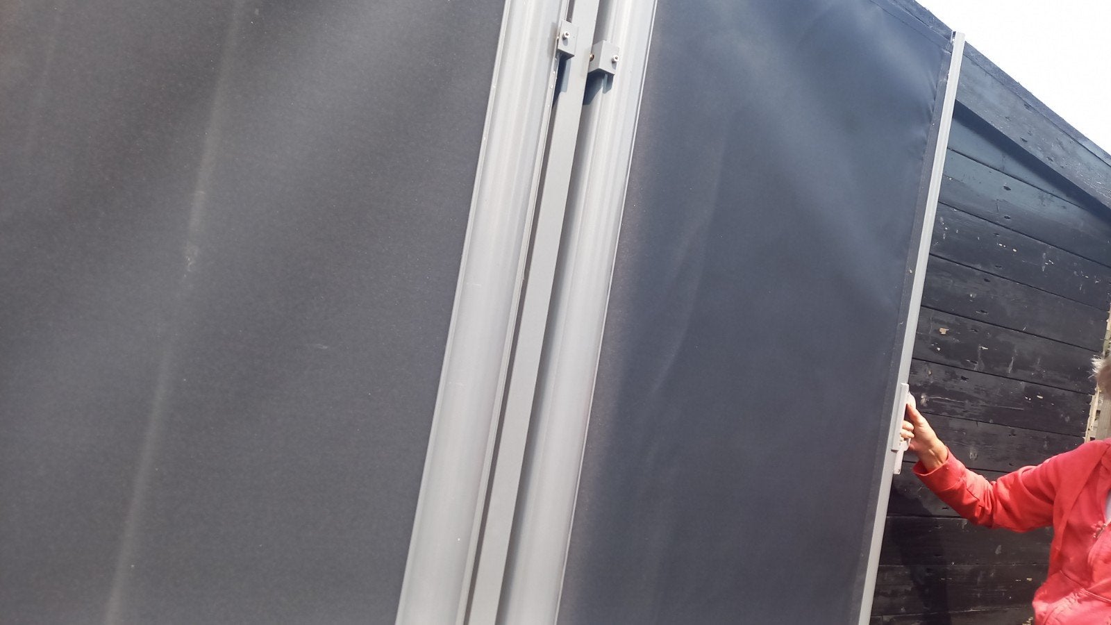Windscherm met stevige aluminium constructie, Caravans en Kamperen, Windschermen, Ophalen