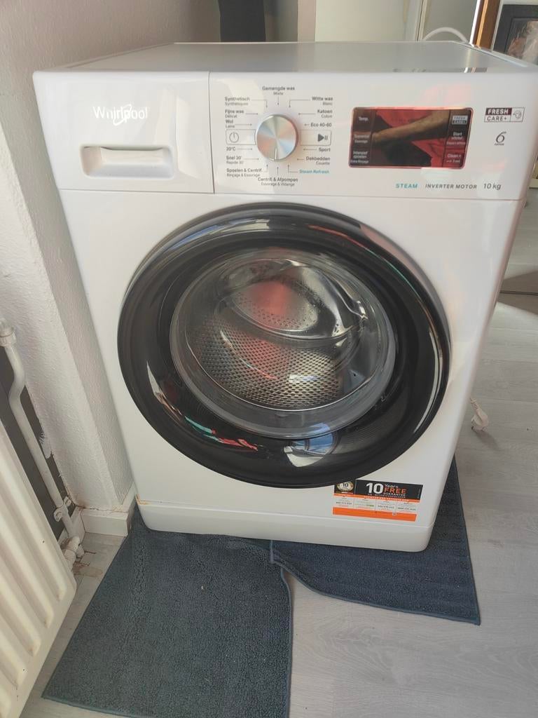 Gratis op te halen: Whirlpool wasmachine 10kg(defect), Ophalen, 1200 tot 1600 toeren