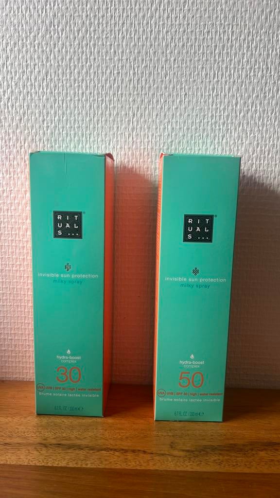 RITUALS OF KARMA ZONNEN CREME SPRAY 200 ML, Ophalen of Verzenden, Zo goed als nieuw
