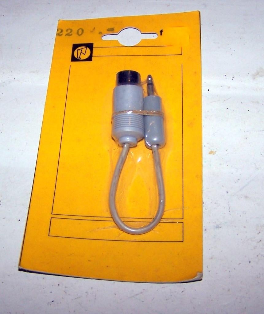Vintage zeldzame verloop. Luidspreker-Jack. Nieuw/ovp., Ophalen of Verzenden, Nieuw, Minder dan 2 meter, Luidsprekerkabel