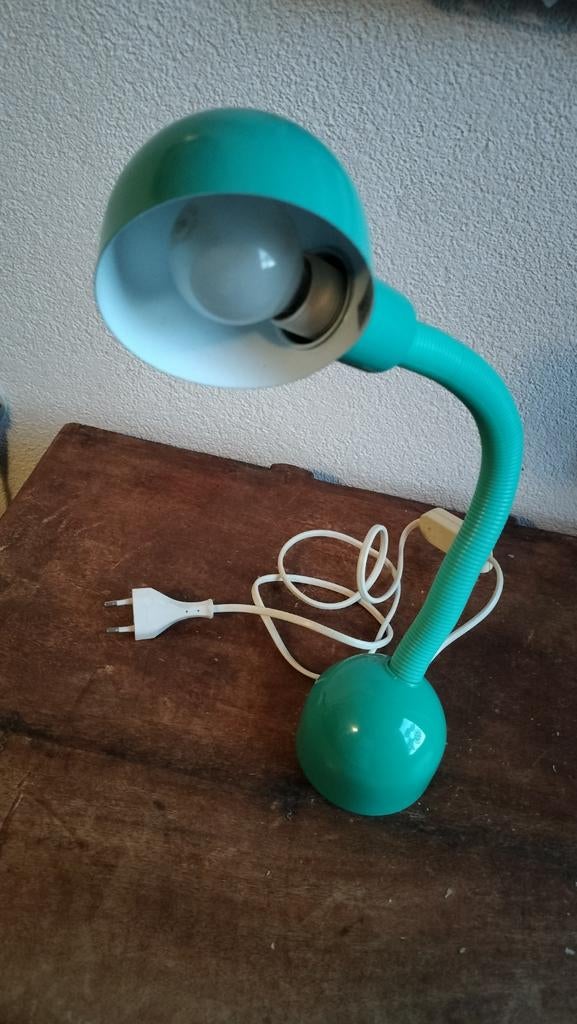 Vintage Bureaulamp Zwart Buigbaar Design Vrieland 2177, Ophalen of Verzenden