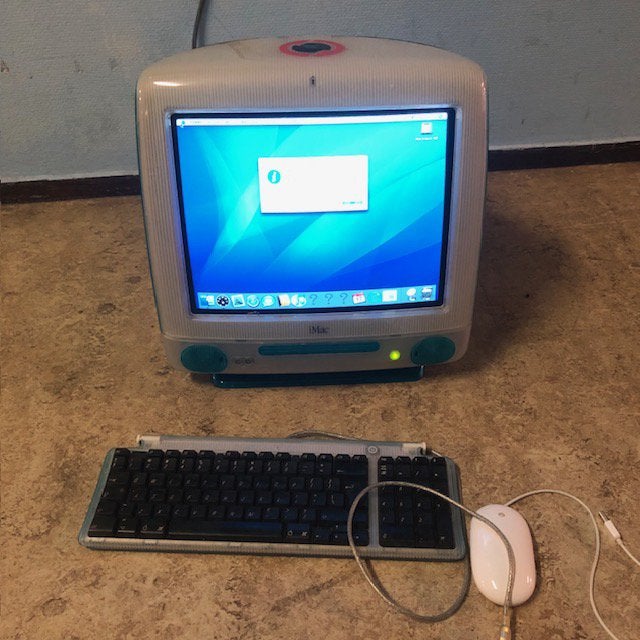 Apple imac g3 Bondi Blue vintage computer, Computers en Software, Ophalen