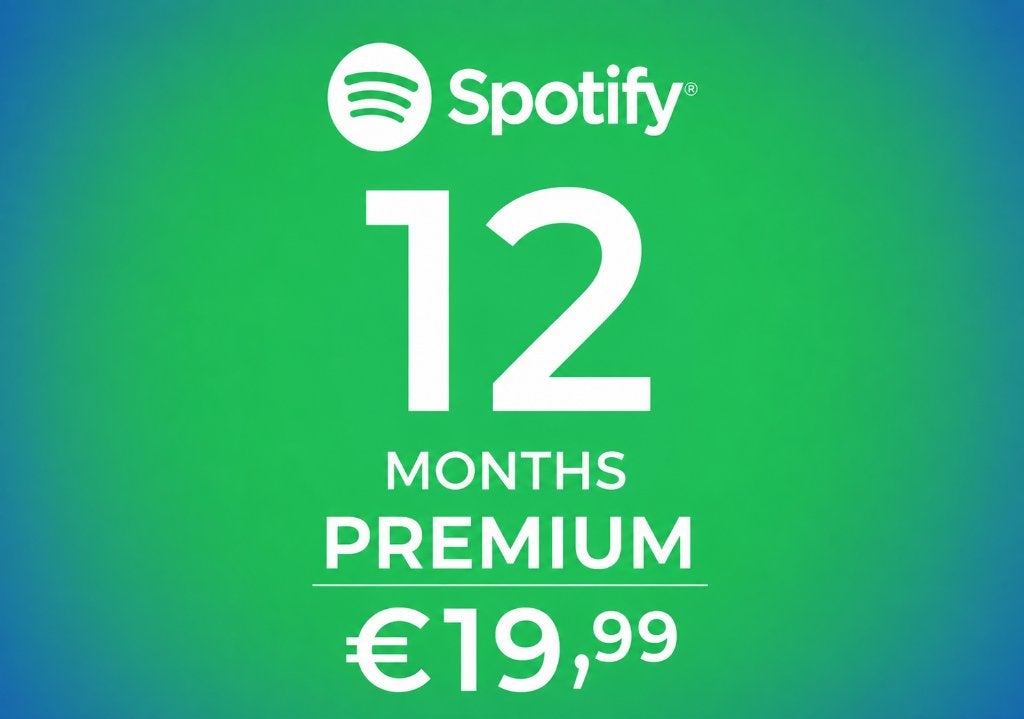 Spotify Premium - 12 Maanden, Ophalen of Verzenden, Nieuw