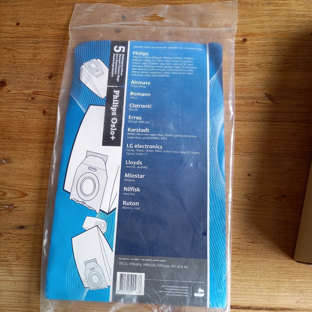 Gratis ophalen stofzuiger zakken, Witgoed en Apparatuur, Stofzuigers, Ophalen, Nieuw
